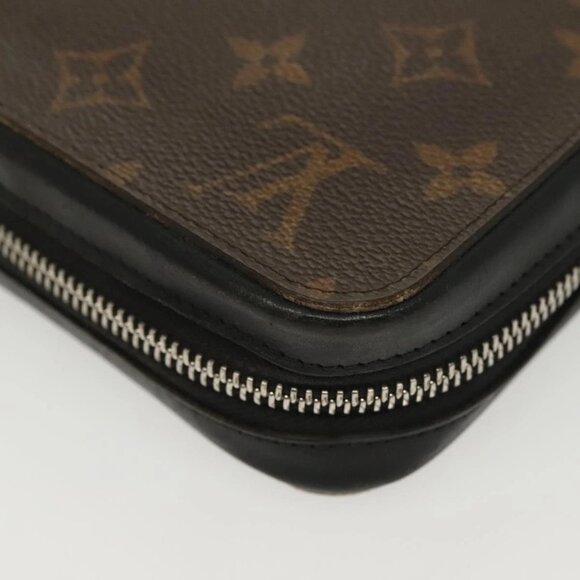 LOUIS VUITTON Monogram Macassar Zippy XL Long Wallet M61506 LV Auth 140217 - Picture 3 of 16